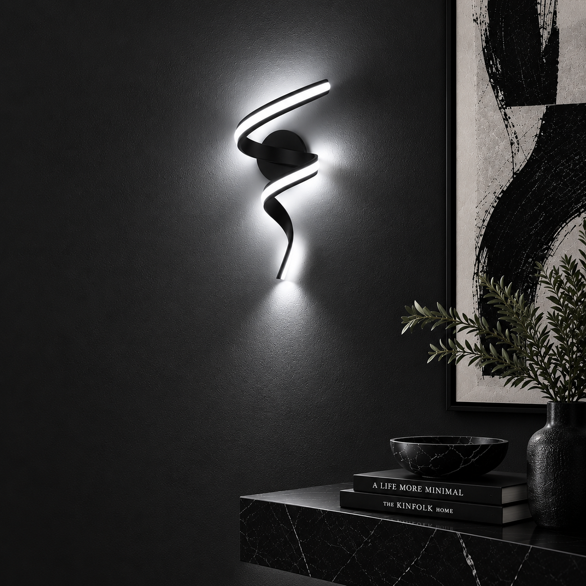 Velore – Luminaire Mural Spirale LED