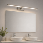 Modern LED Wall Light Bathroom Hardwares Wall Lamp Three Colors Lights Aluminum Led Bathroom Bath Mirror Line Lamp Make Up light