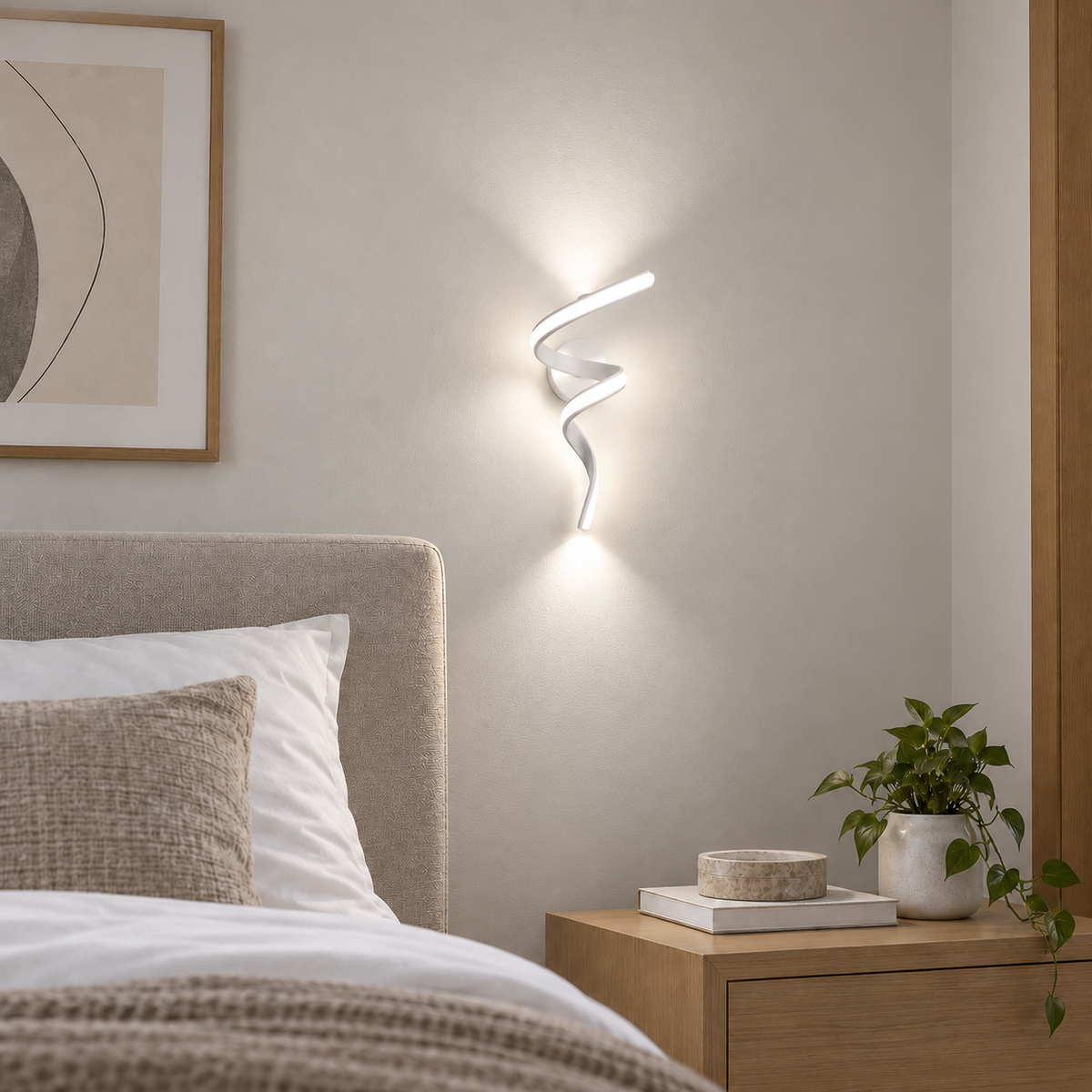 Velore – Luminaire Mural Spirale LED