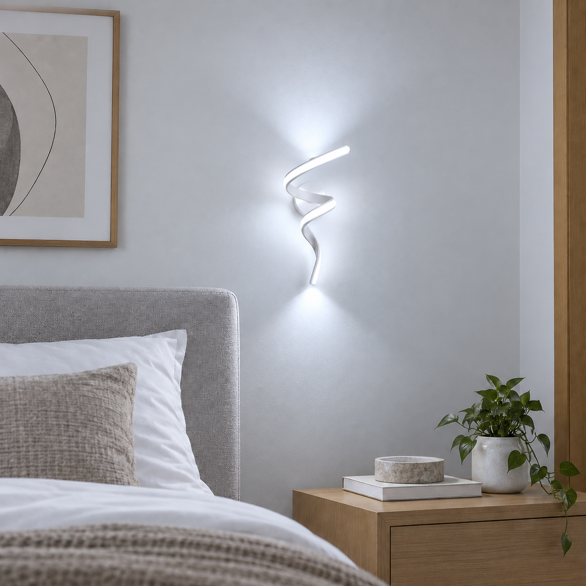 Velore – Luminaire Mural Spirale LED