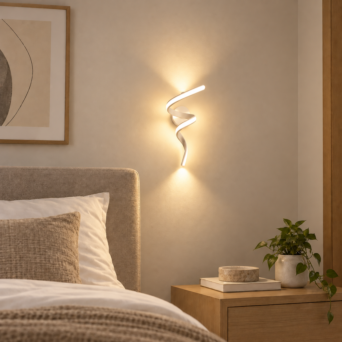 Velore – Luminaire Mural Spirale LED