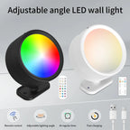 Spot Murale LED + télécommande