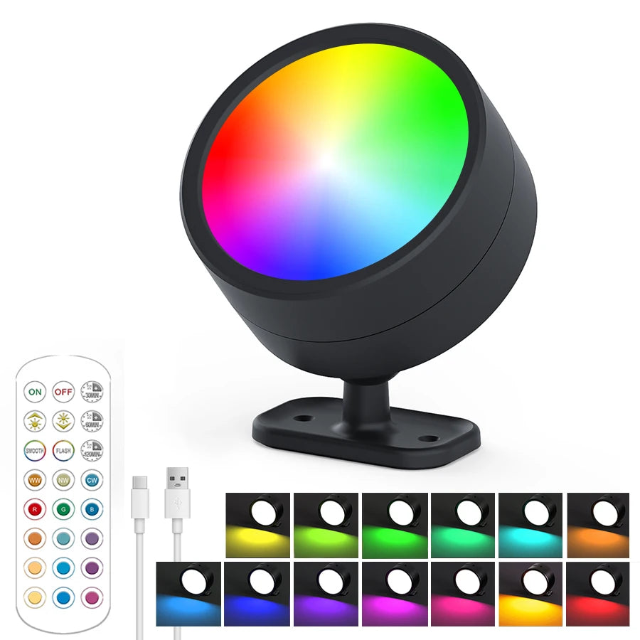 Spot Murale LED + télécommande