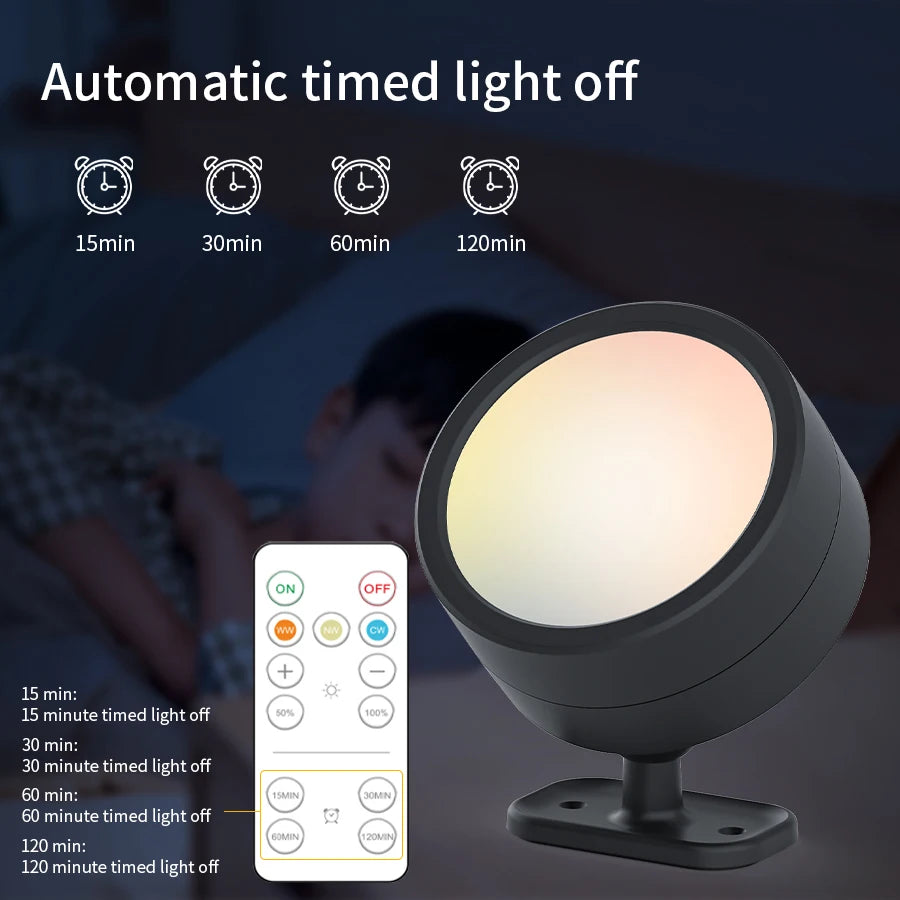 Spot Murale LED + télécommande