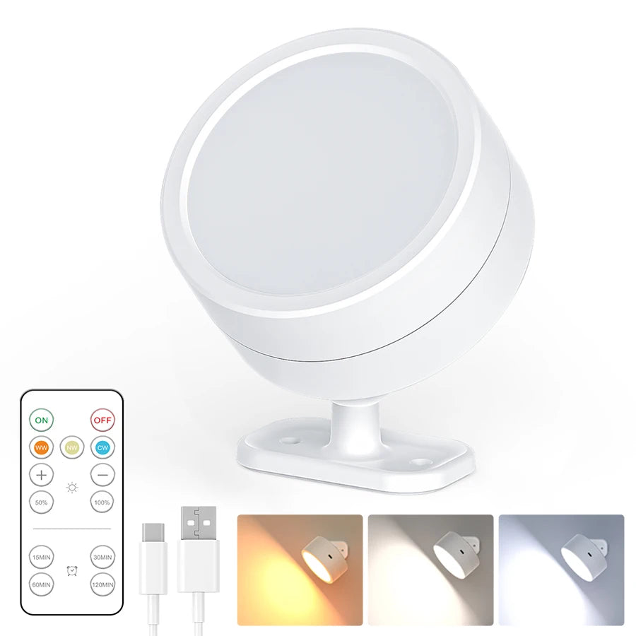 Spot Murale LED + télécommande