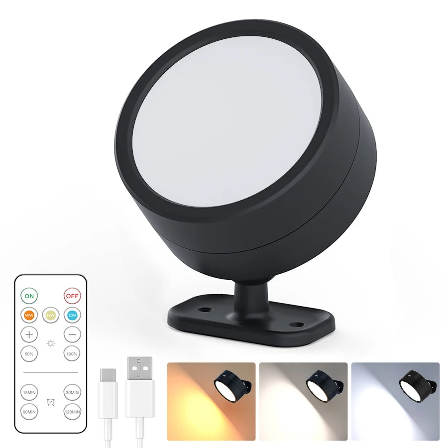 Spot Murale LED + télécommande