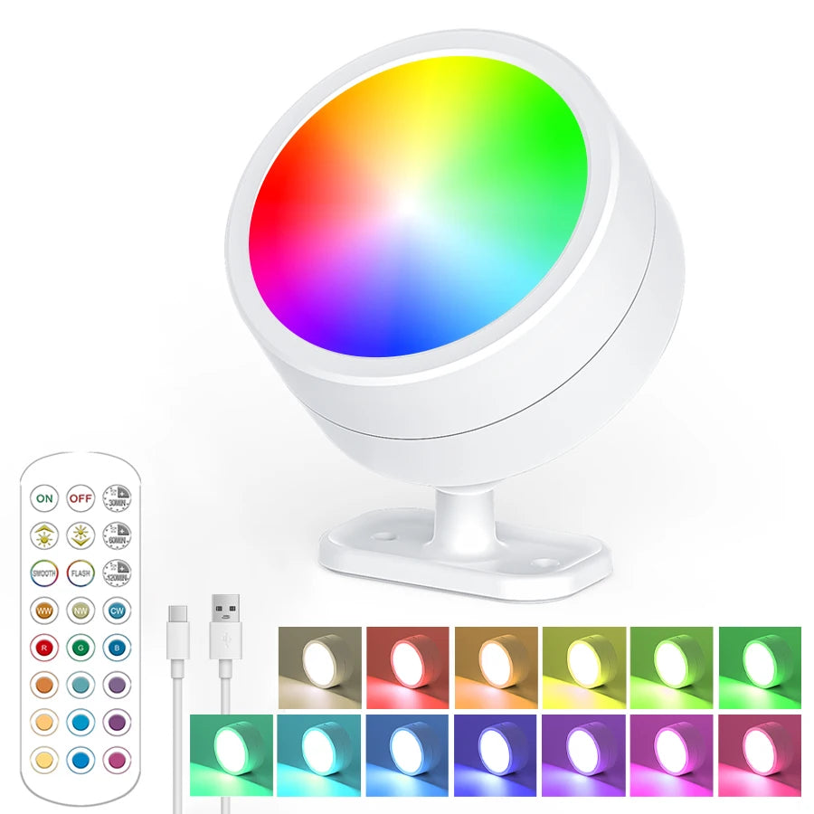 Spot Murale LED + télécommande